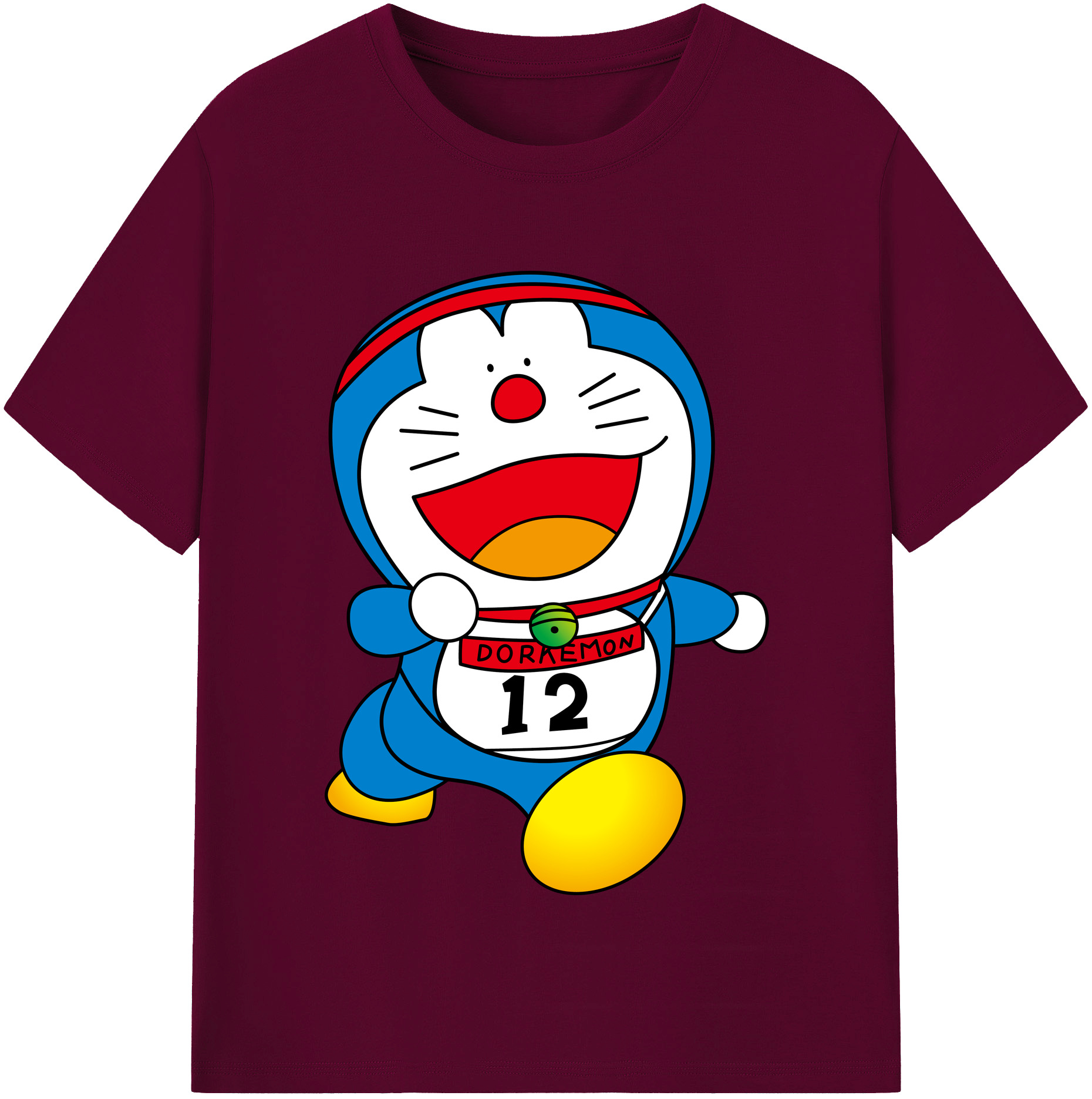 （画像用） ドラえもん Doraemon レディースカジュアルプリントTシャツ（綿100％）